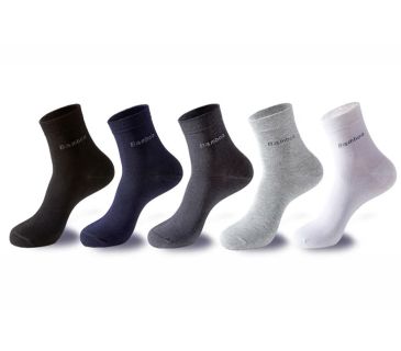 5-pak Kort Skaft Bambus Strømper 