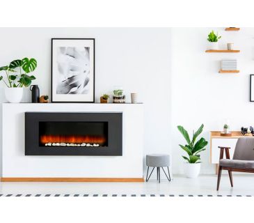 Elektrisk Pejs med Varme og flammeeffekt