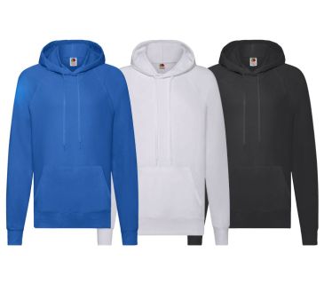 Fruit of the Loom Hættetrøje i Blød Fleece