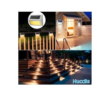 2 stk. Solcelledrevne LED lamper