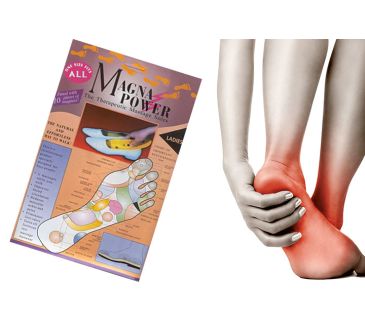 1 sæt - akupunktur såler med magneter