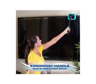 Vinduespudser med sprøjt til hus og bil