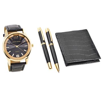 Pierre Cardin gavesæt - ur, pung og pen (3 dele)