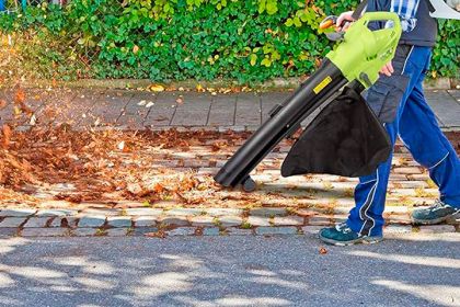 Elektrisk Løvblæser og Løvsuge