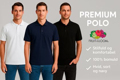 Premium Polo fra Fruit of the Loom